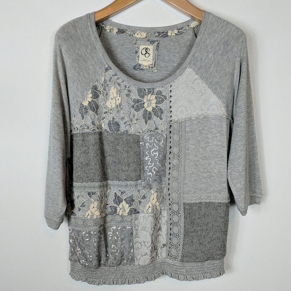 Anthropologie | Patchwork Pullover M - image 2